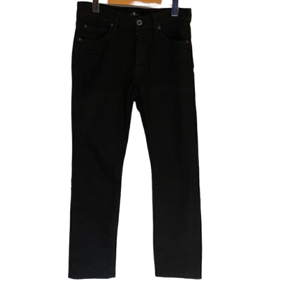 Mens 7 For All Man Kind Black Boot Cut Jeans Size US29